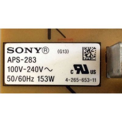 FUENTE DE PODER / SONY 1-474-297-22 / APS-283 / 1-883-775-21 / 147429722 / APS-283(ID) / PARTE SUSTITUTA 1-474-297-12 / PANEL LC320WXN (SC)(B1) / MODELOS KDL-32BX320 / KDL-32BX420 / KDL-32BX421 - Imagen 2